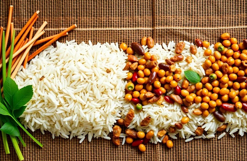 تأمین و صادرات انواع برنج و حبوبات به بازارهای منطقه‌ای و جهانی